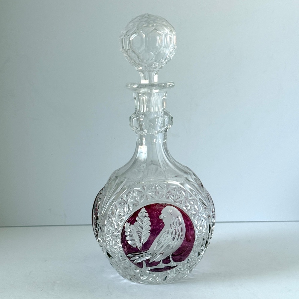 Hofbauer Byrdes Collection, The Ruby Decanter & Stopper | Wine Decanter